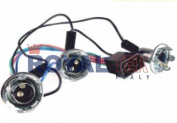 PORTALAMPARA ROYALTEK MAZO FAROL TRASERO PEUGEOT 504 CON FICHA Y PORTALAMP ARANA - VENTA EN PAQUETES DE 10 UNIDADES ---